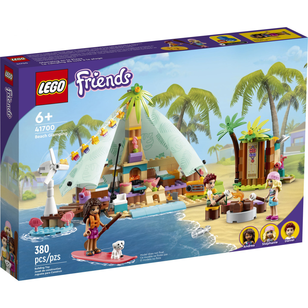 Конструктор LEGO Friends Кемпінг на пляжі 380 деталей (41700) - зображення 1