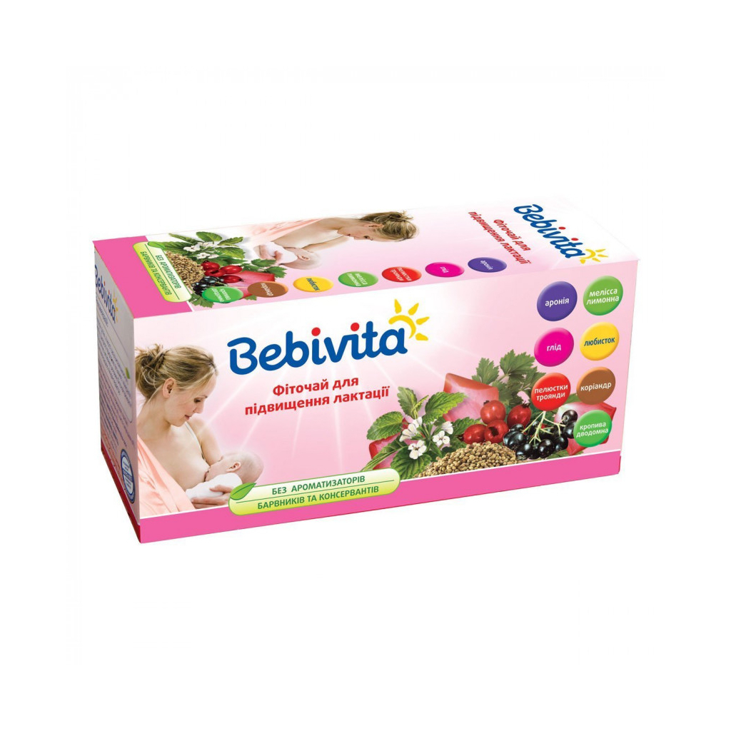 Дитячий чай Bebivita для підвищення лактації, 30 г (4820025490237) - изображение 1