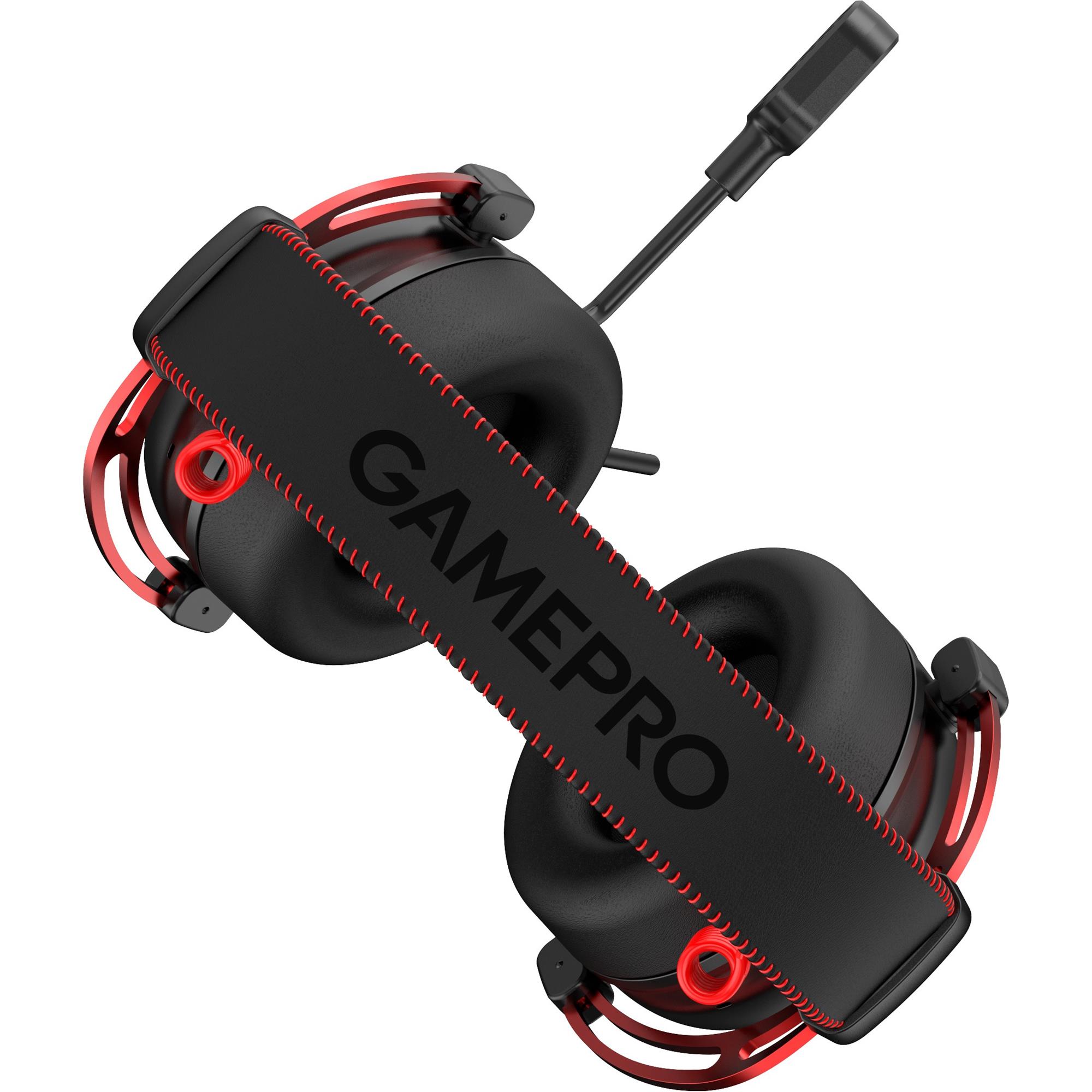 Гарнітура GamePro Asgard Skald Origin Black/Red (HS850BR) - зображення 12