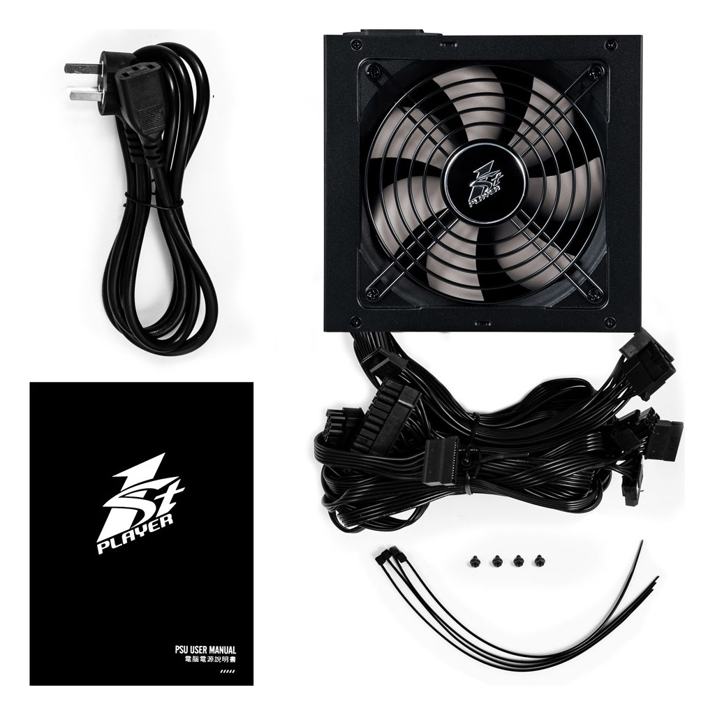 Блок живлення 1stPlayer 700W (DKPM-BRZ-700-BK-EU) - зображення 7
