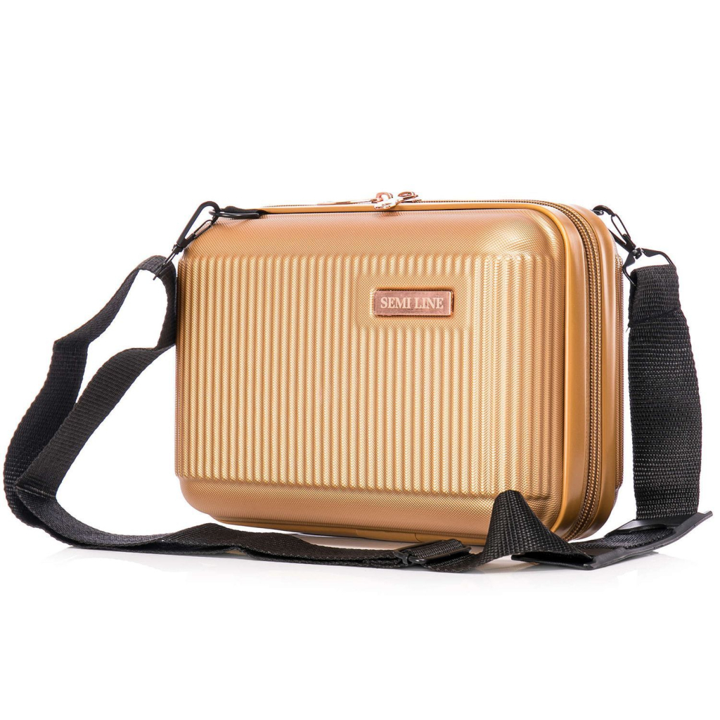 Косметичка Semi Line Бьюті-кейс 4.5L Gold (DAS302638) - зображення 1