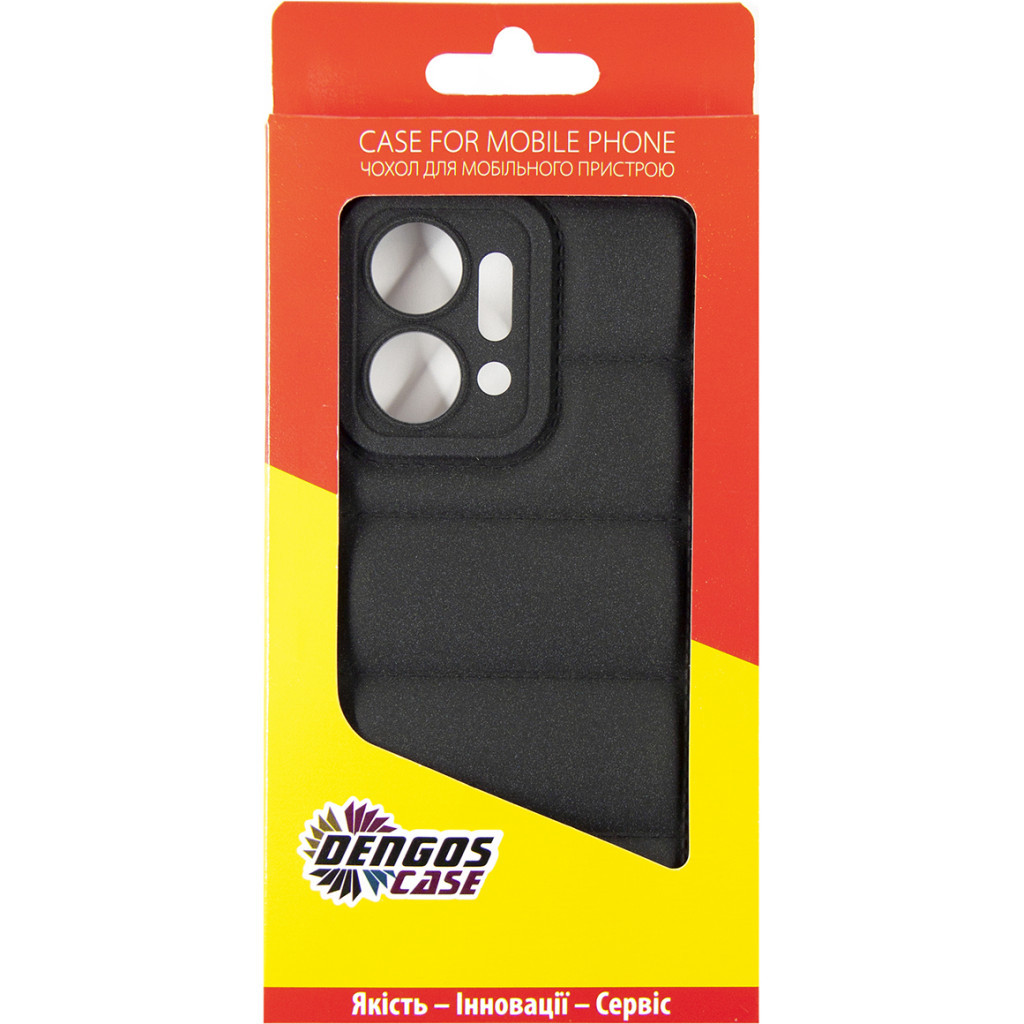Чохол до мобільного телефона Dengos Soft HONOR X7a (black) (DG-TPU-SOFT-46) - зображення 6