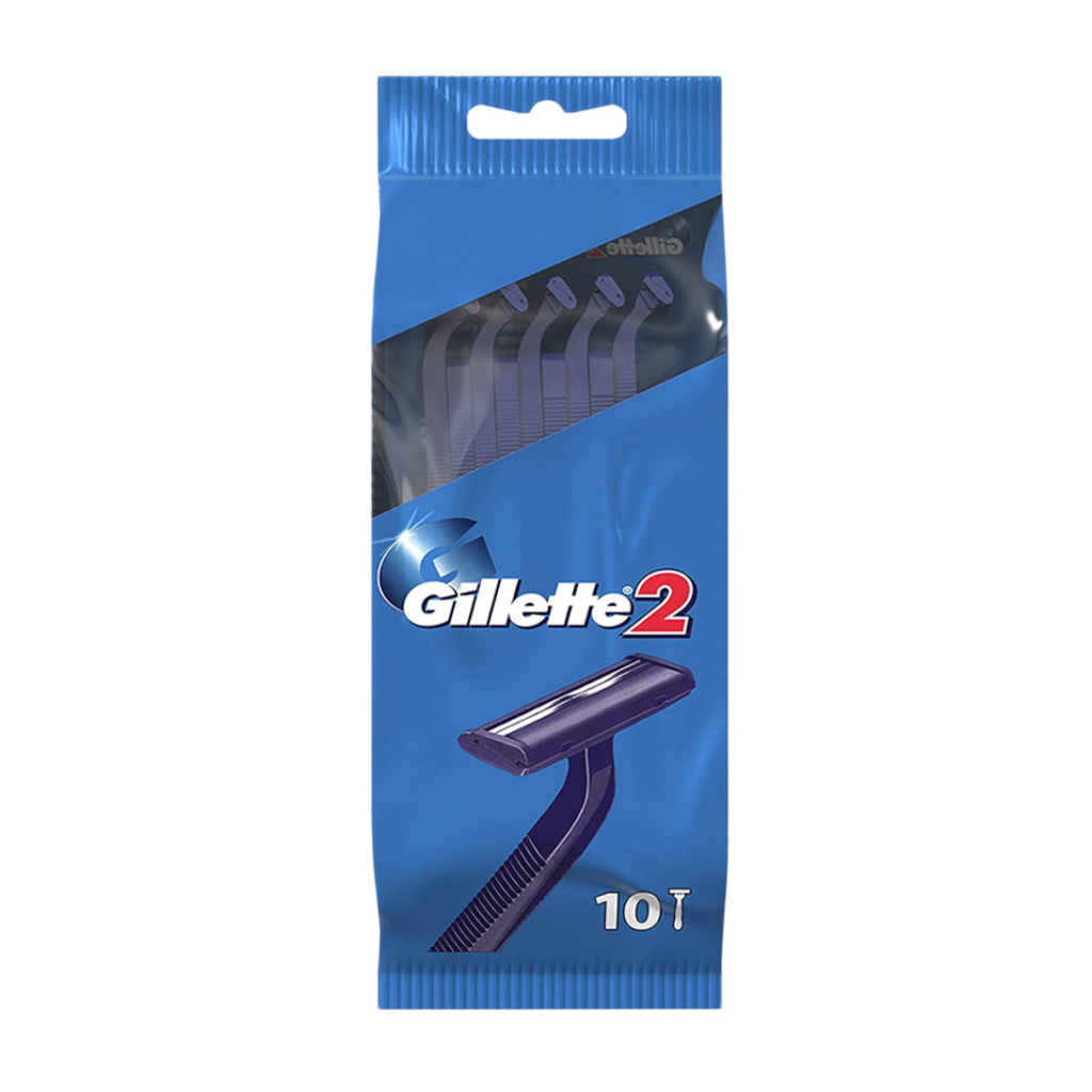 Бритва Gillette 2 одноразова 10 шт. (7702018874293/8700216169028) - зображення 2