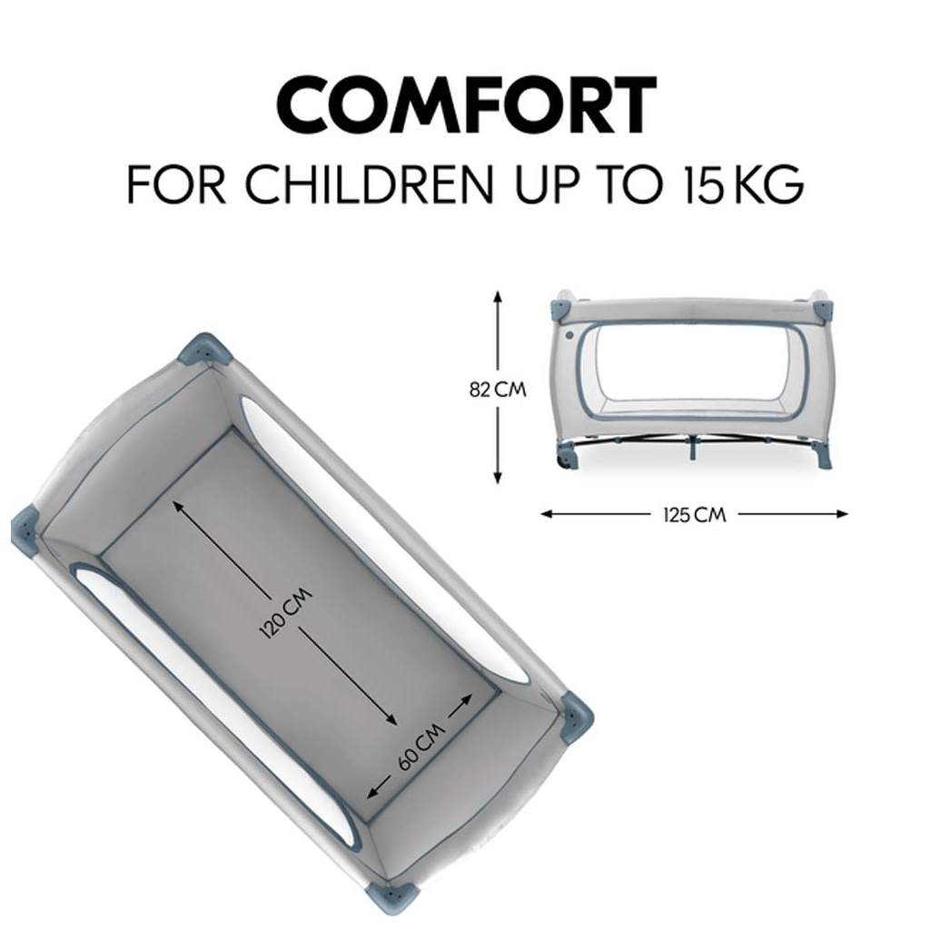 Дитячий манеж Hauck Sleep N Play Go Plus Dusty Blue (60089-4) - зображення 8