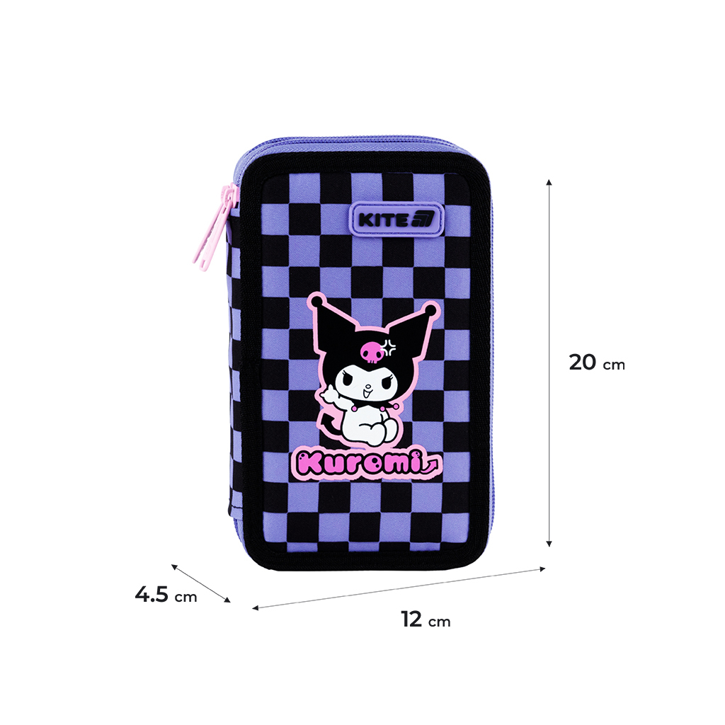Пенал Kite 623 Kuromi, 2 відділення (HK25-623) - зображення 2