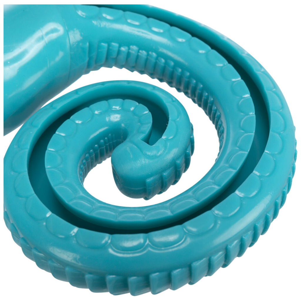 Іграшка для собак Trixie Змія для ласощів Термопластична гума Зелена 18 см (4011905349503) - зображення 4