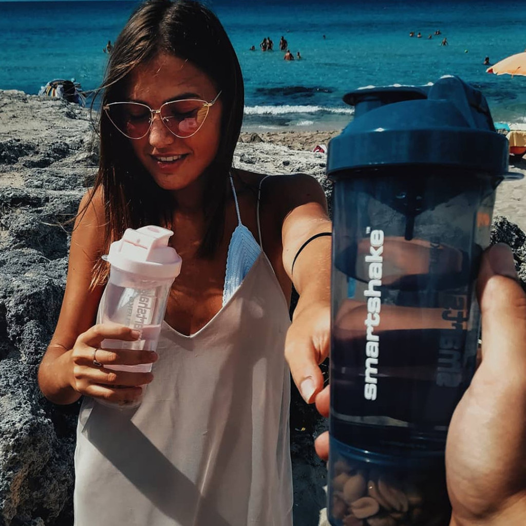 Шейкер спортивний SmartShake Slim 500ml Black (10253001) - зображення 3