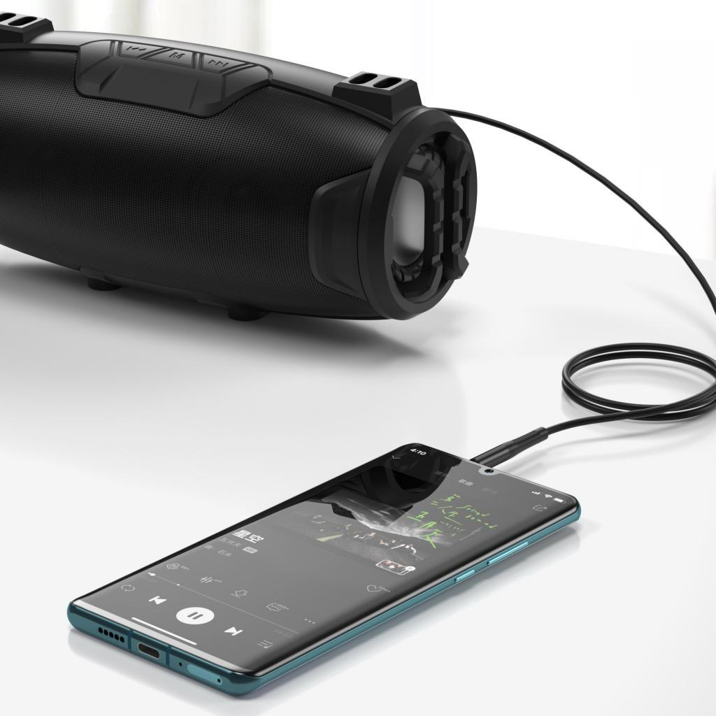 Кабель мультимедійний 3.5mm M to 3.5mm M 1.0m black XO (NBR175A-BK) - изображение 4