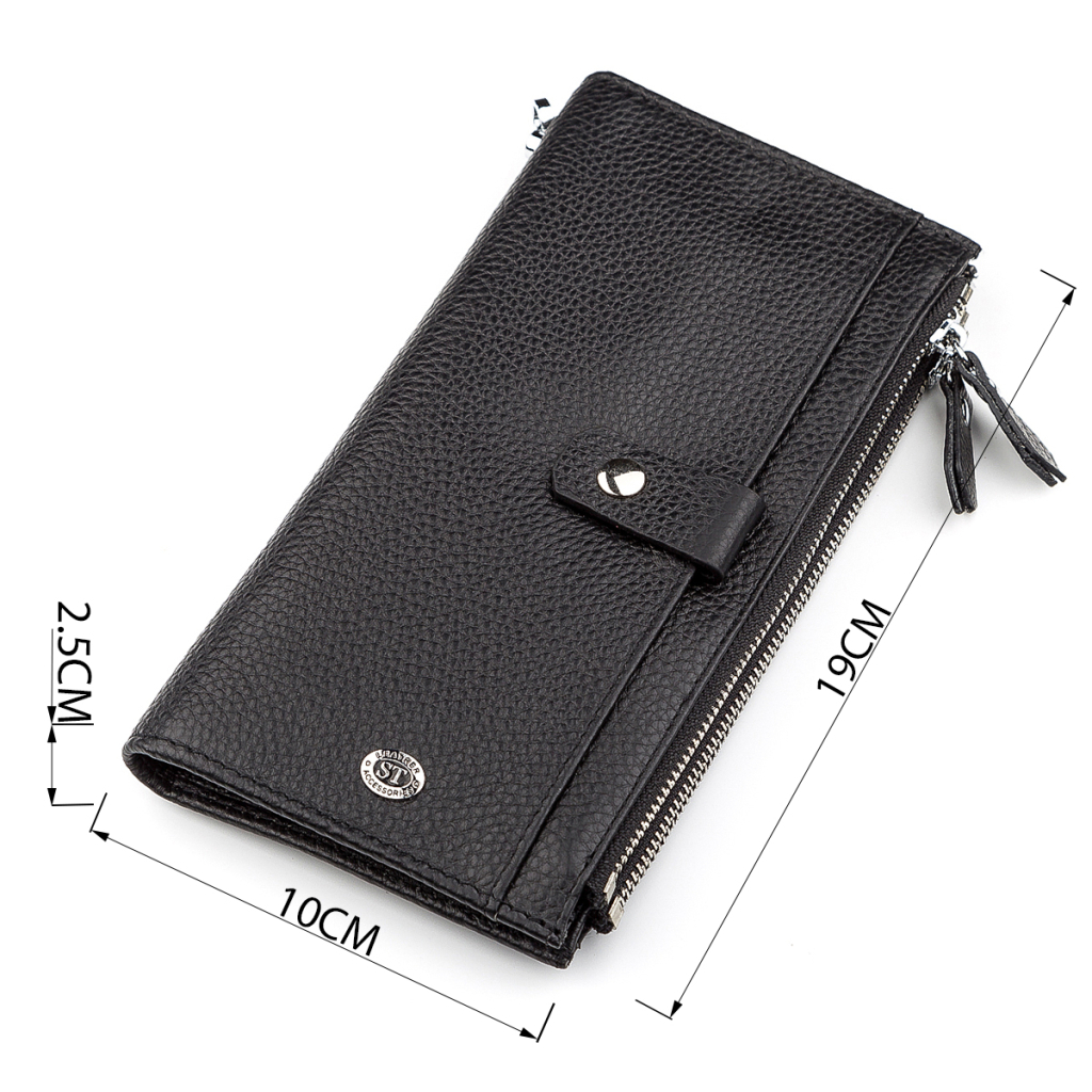 Гаманець ST Leather Чорний (18383) - зображення 3