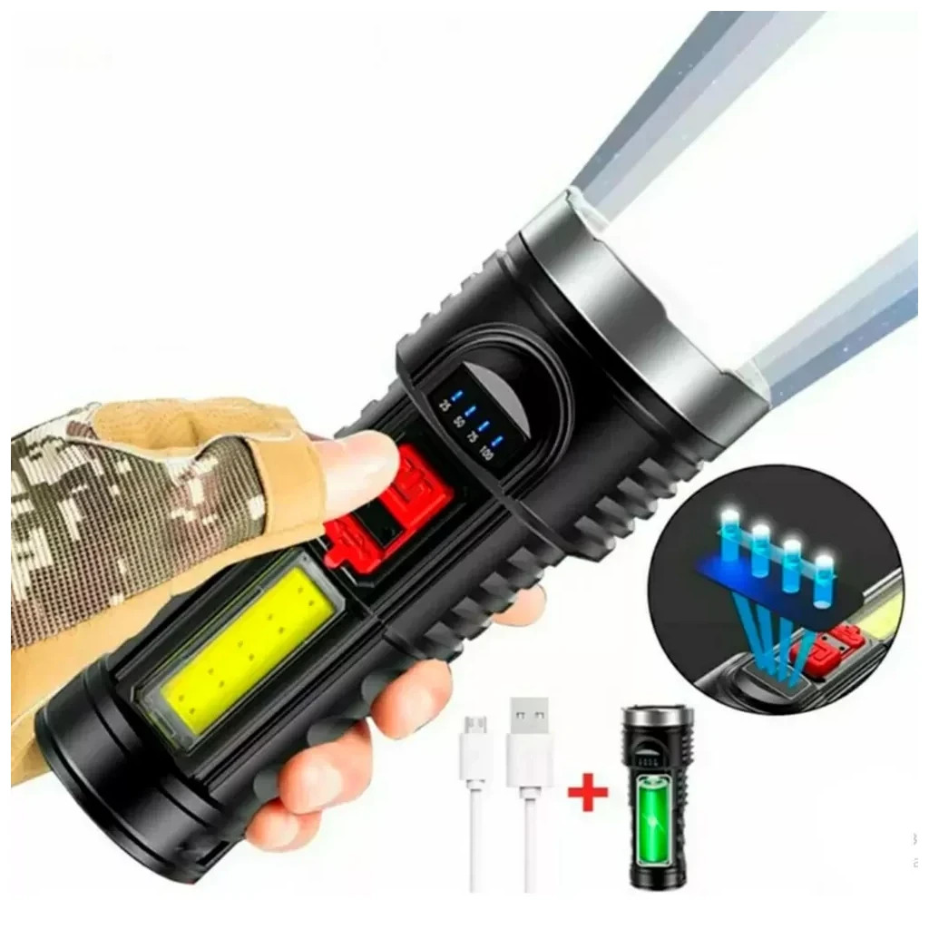 Ліхтар Optima BK-822 USB зарядка (XK-BK-822) - зображення 4