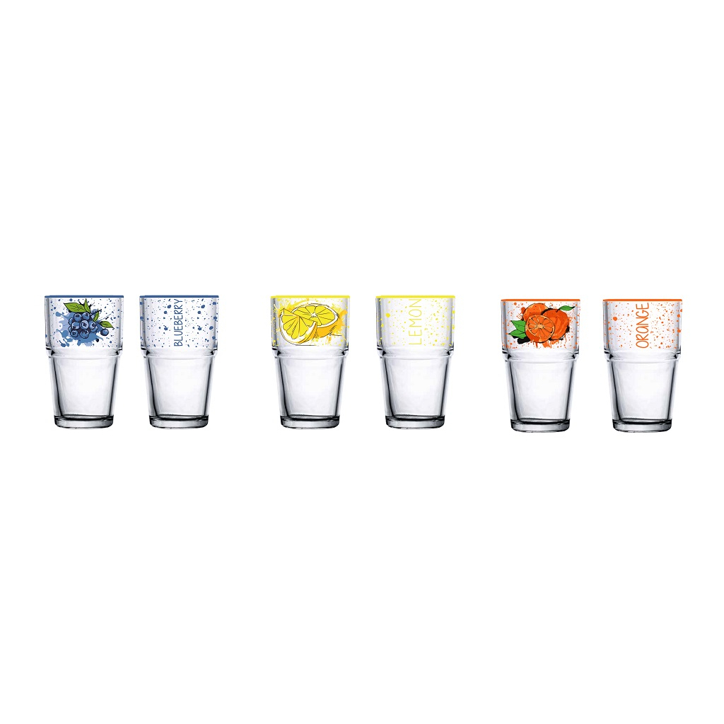 Набір склянок Herevin Decorated 350 мл х 3 шт (131606-000) - изображение 1