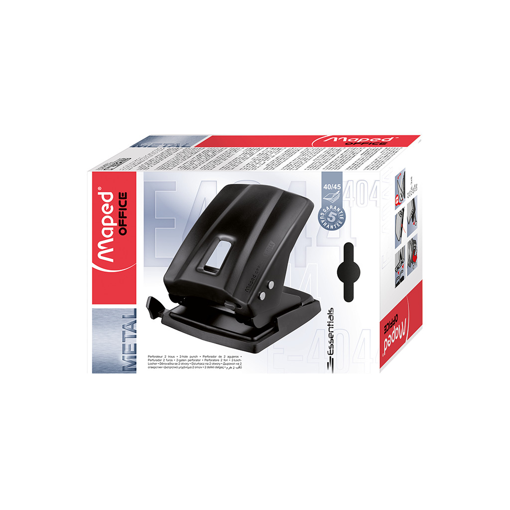 Діркопробивач Maped Essentials Metal 45 аркушів (MP.404411) - изображение 2
