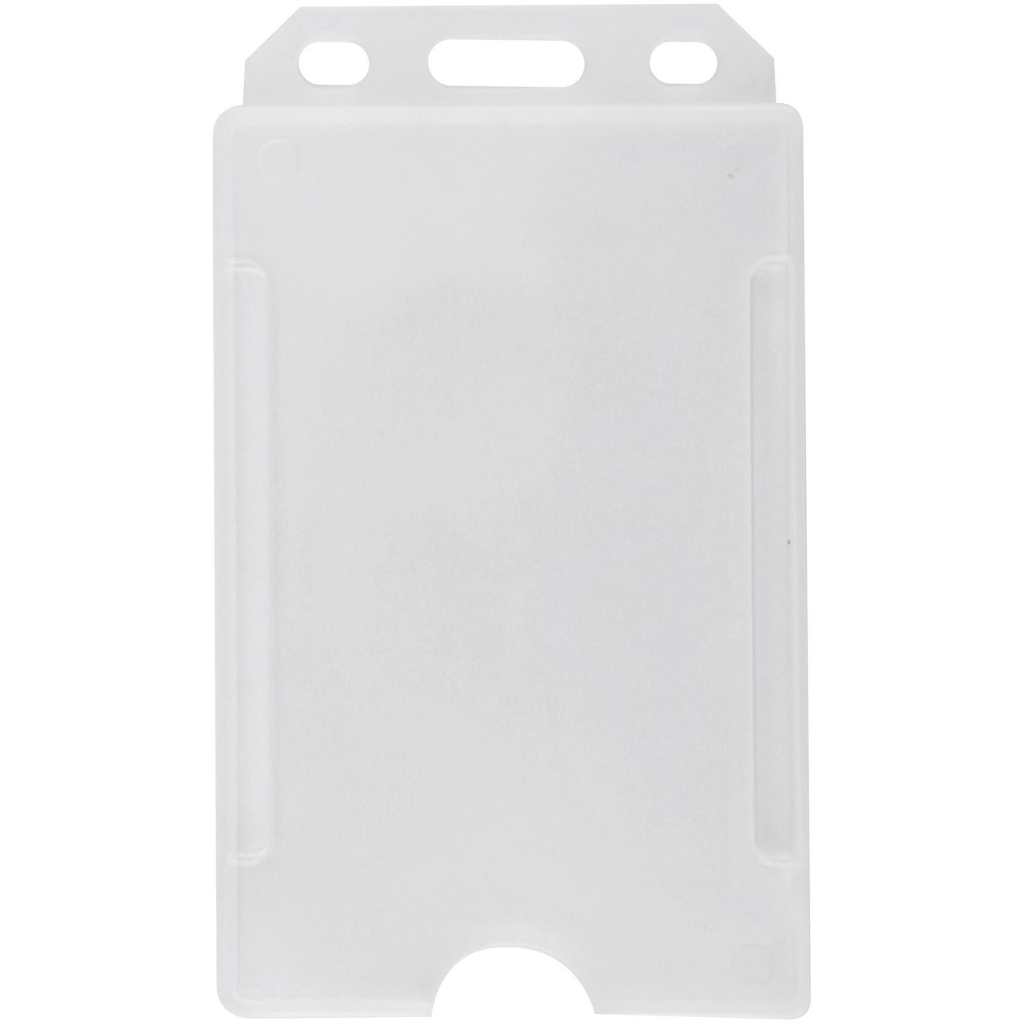 Бейдж Optima вертикальний PP+PVC, 54х85 мм (O45622) - зображення 1