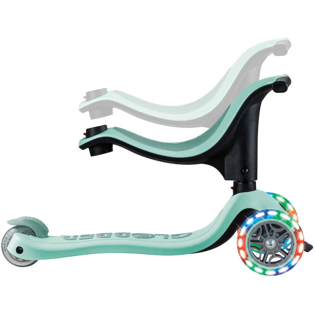 Самокат Globber Up Sporty 360 колеса з підсвіткою Мятно-фісташковий (456-706) - зображення 4