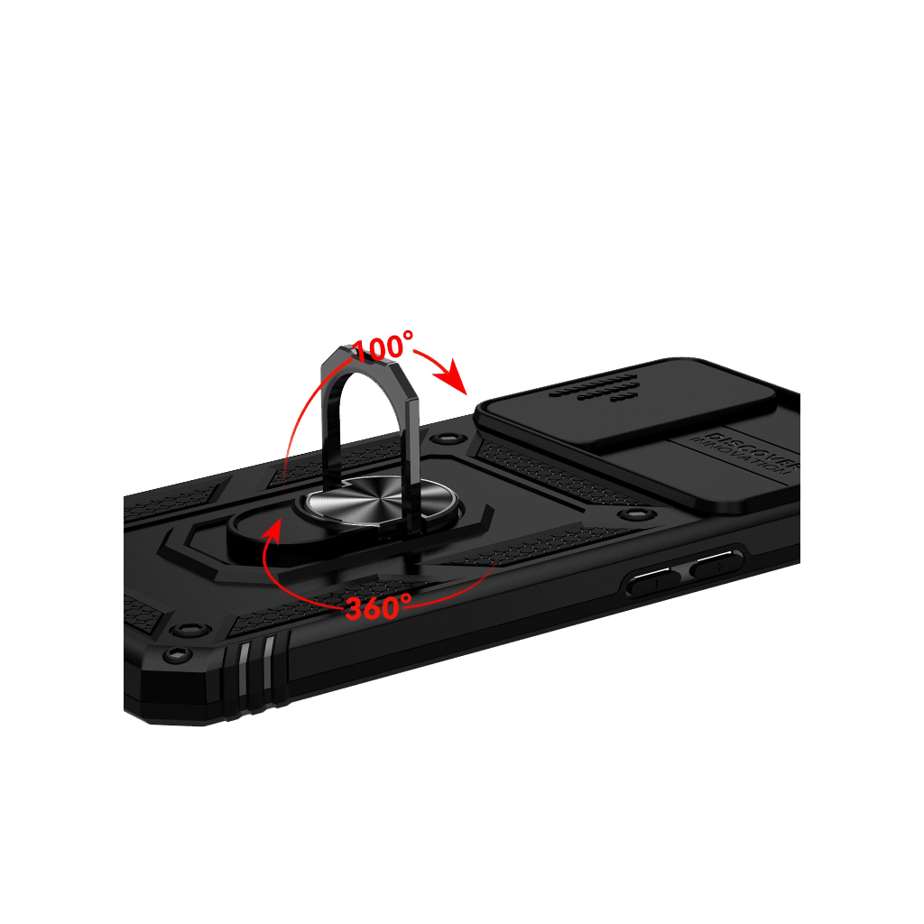 Чохол до мобільного телефона BeCover Military Motorola Moto G72 Black (709095) - зображення 3