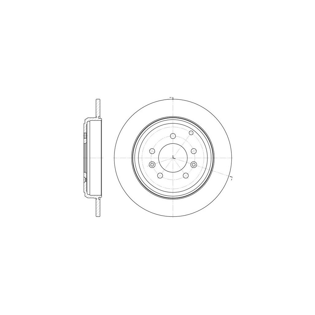 Гальмівний диск REMSA 6330.00 - зображення 1