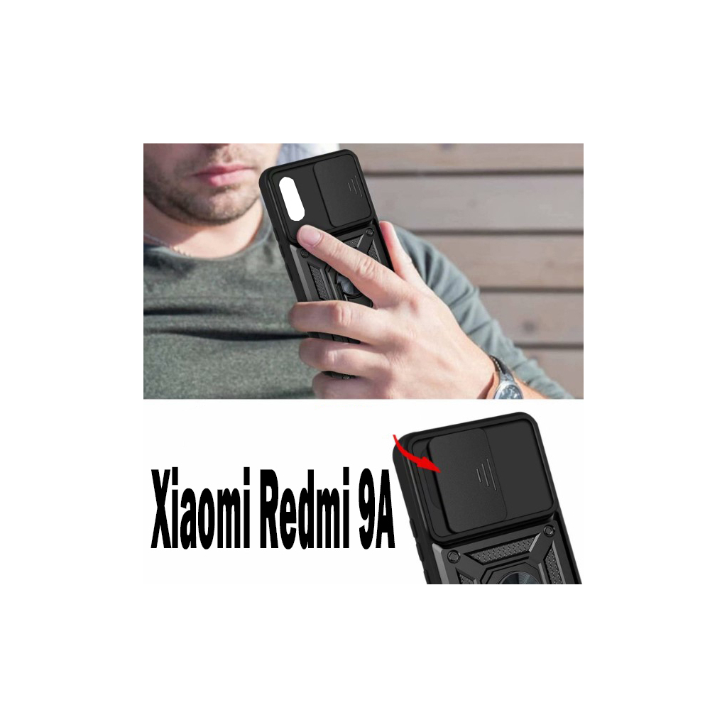 Чохол до мобільного телефона BeCover Military Xiaomi Redmi 9A Black (705574) - зображення 2