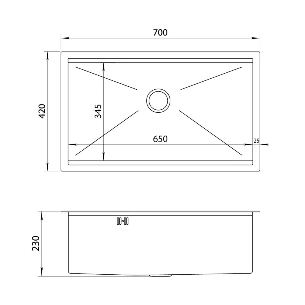 Мийка кухонна Nett NB-7042 (131720) - зображення 6