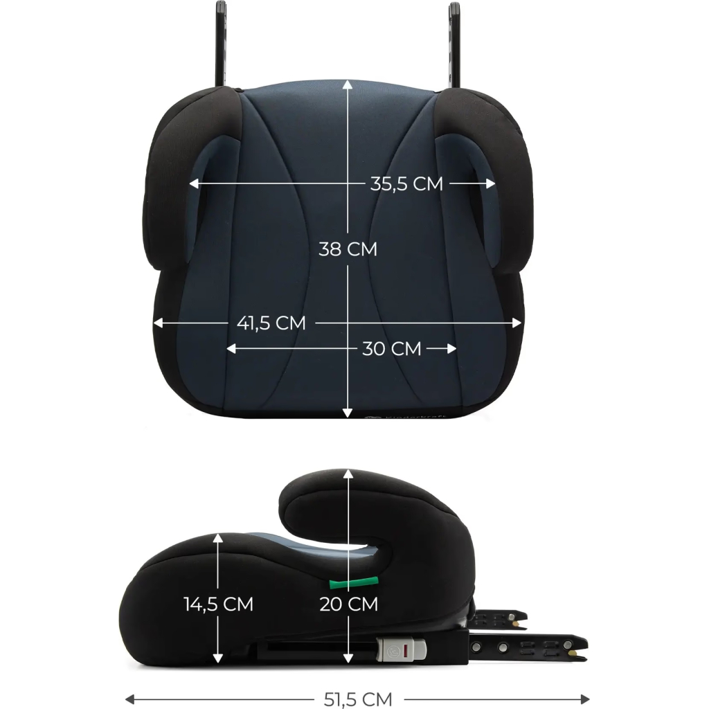 Автокрісло Kinderkraft бустер i-Boost Black (KCIBOO00BLK0000) (5902533924813) - зображення 6