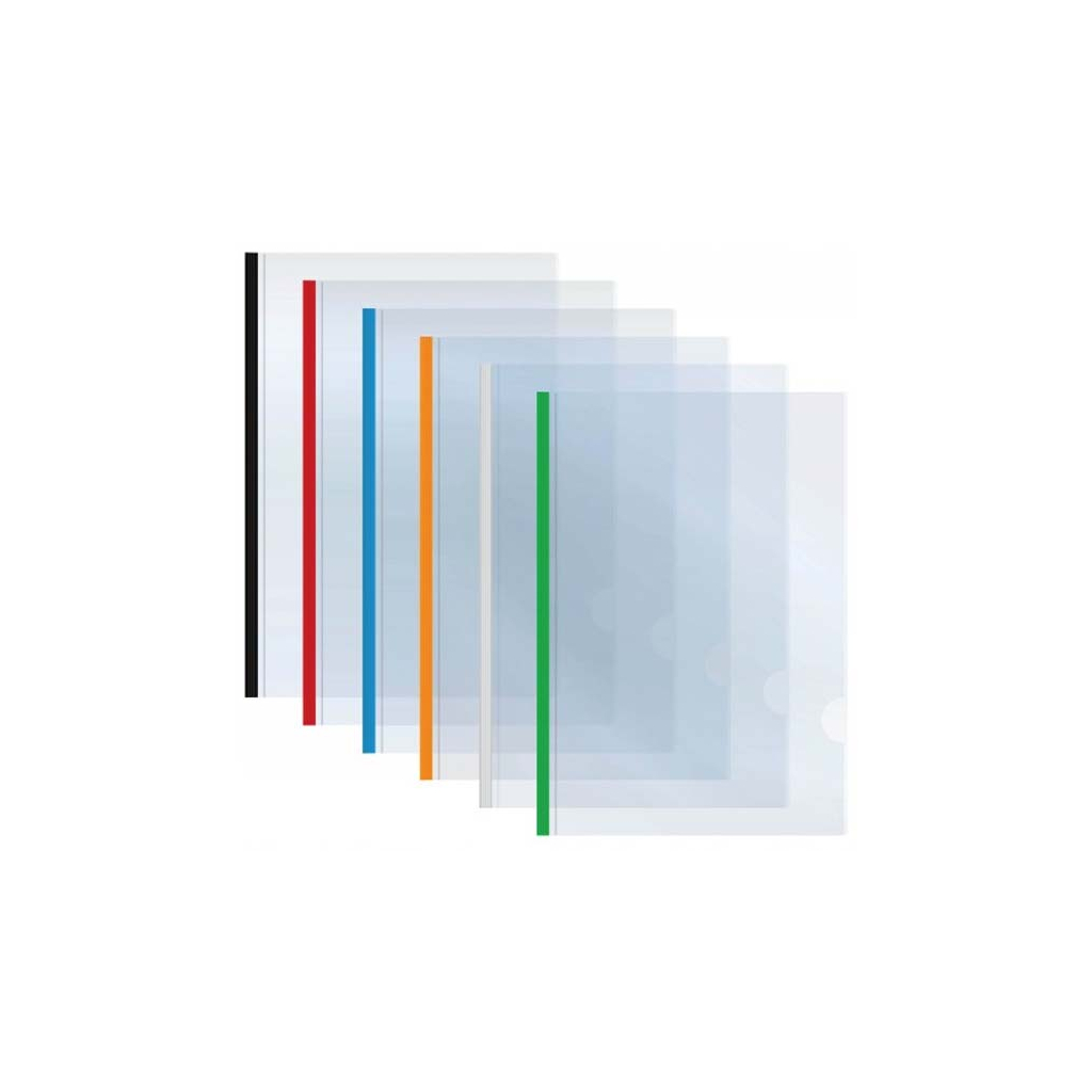 Папка-швидкозшивач Economix А3 з планкою-притиском 10 мм (2-65 аркушів), асорті (E31262) - зображення 1