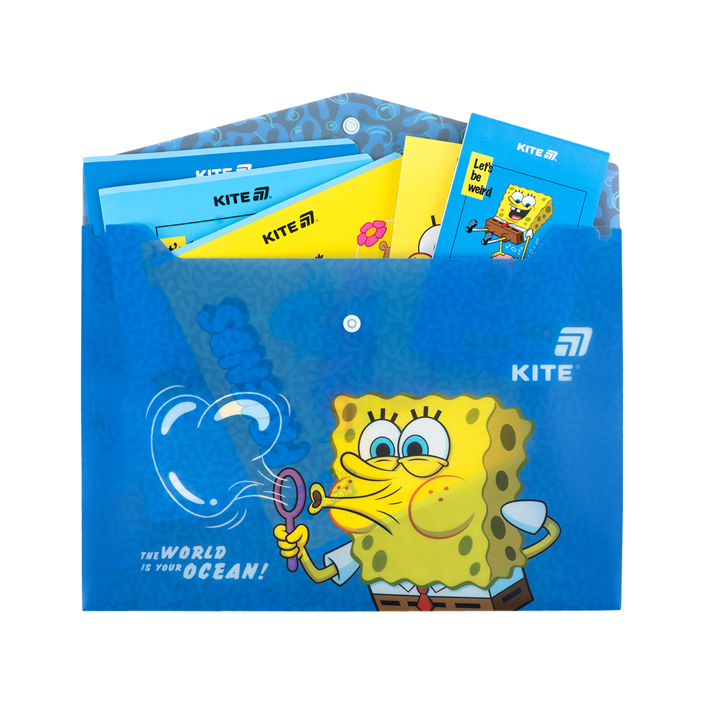 Папка - куточок Kite А4 SpongeBob SquarePants (SB25-244) - изображение 3