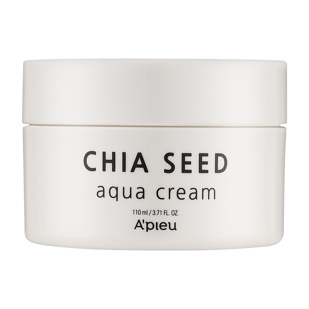 Крем для обличчя A'pieu Chia Seed Aqua Cream Для зволоження шкіри з насінням чіа 100 мл (8806185791007) - зображення 1