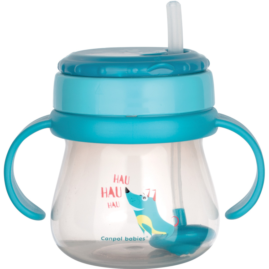 Поїльник-непроливайка Canpol babies зі складаною силіконов трубочкою з обважнювачем 250 мл (56/517) - зображення 2
