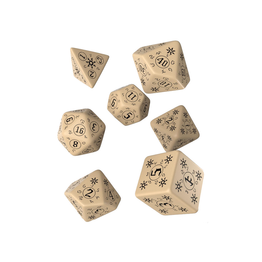 Набір кубиків для настільних ігор Q-Workshop Pathfinder Rise of Runelords Dice Set (7 шт) (SPAT18) - зображення 1