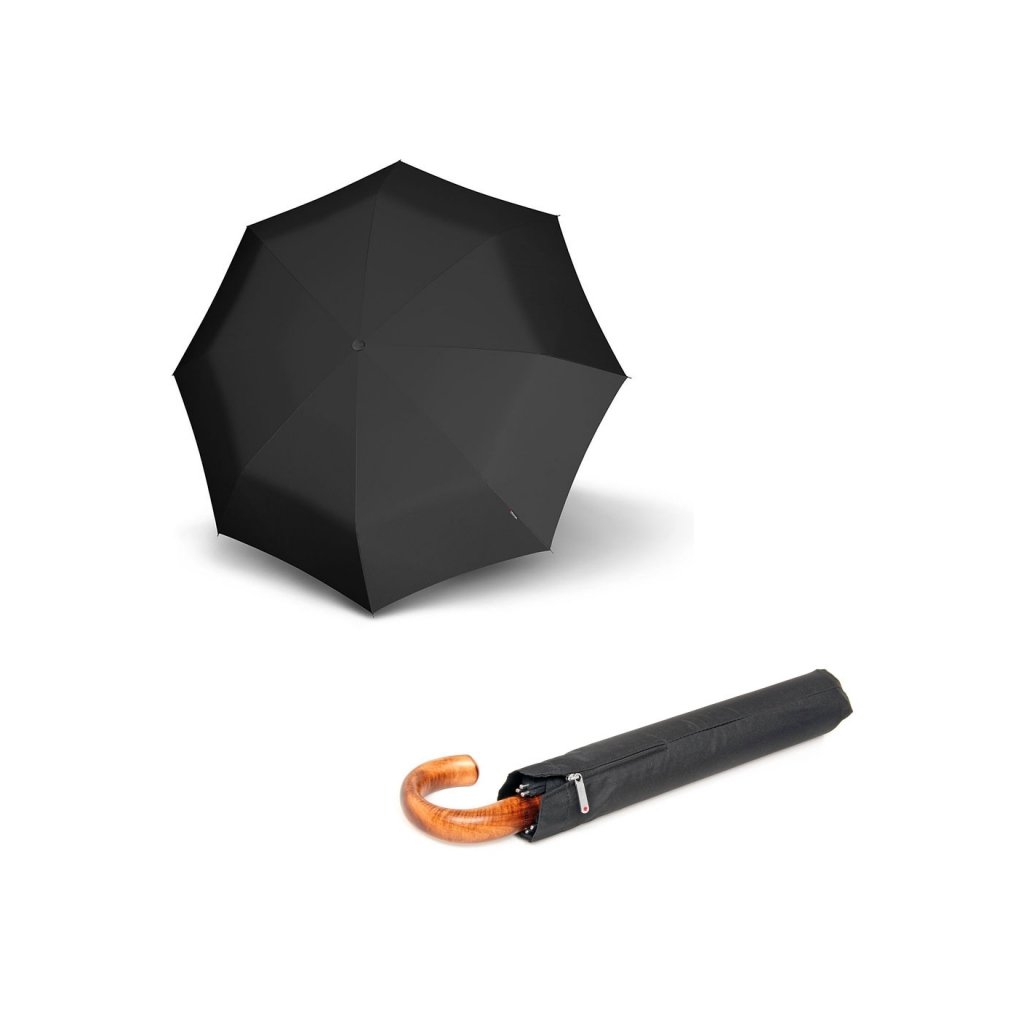 Парасоля Knirps Topmatic SL Crook складана Black (Kn89 828 710) - зображення 1