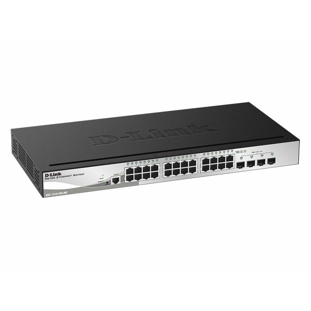 Комутатор мережевий D-Link DGS-1510-28L/ME - зображення 2