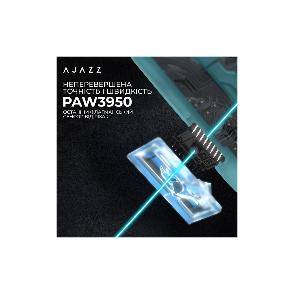 Мишка Ajazz AJ159 APEX Wireless/Bluetooth/USB Blue (AJM159-A-BLUE) - зображення 11