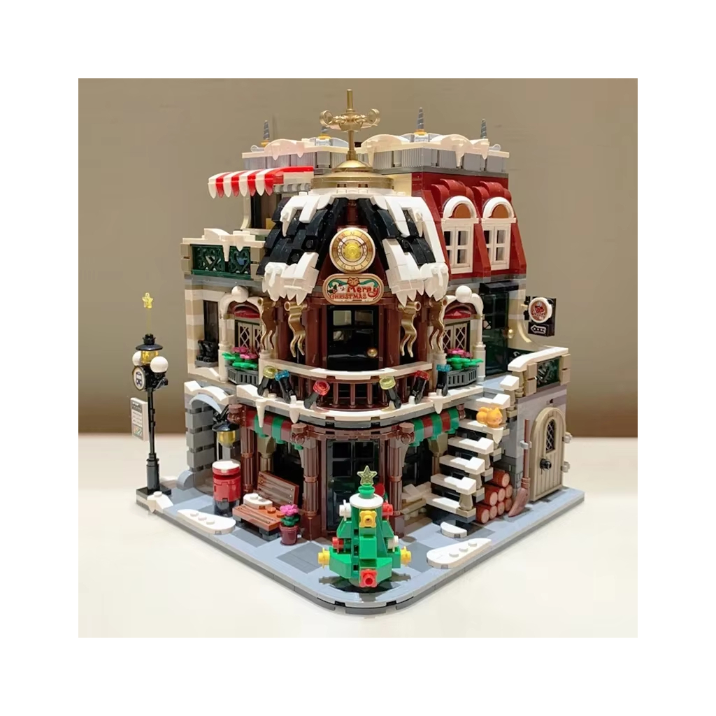 Конструктор LOZ mini Різдвяна кав'ярня без фігурок (1054) - зображення 2