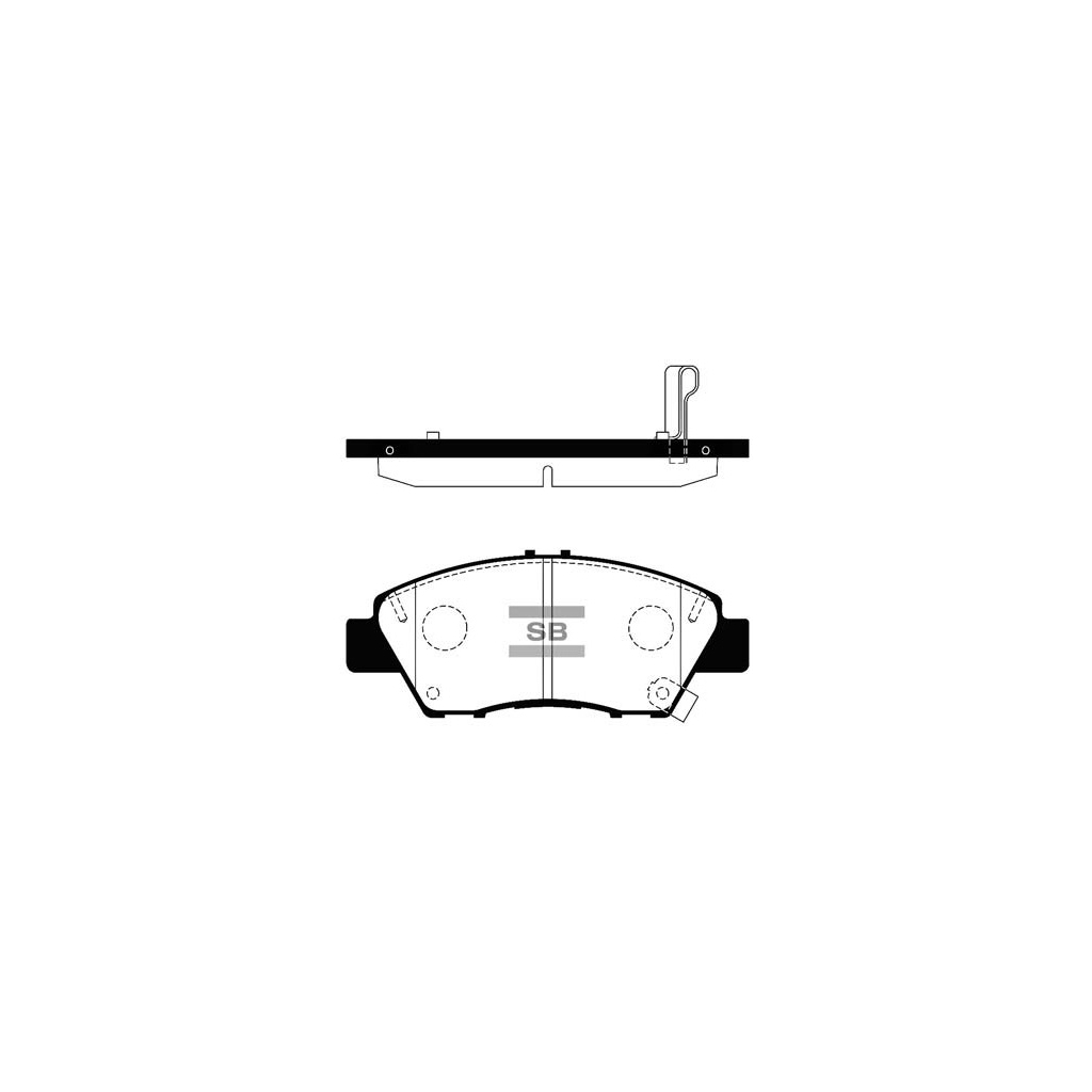 Гальмівні колодки HI-Q SP1463 - зображення 1
