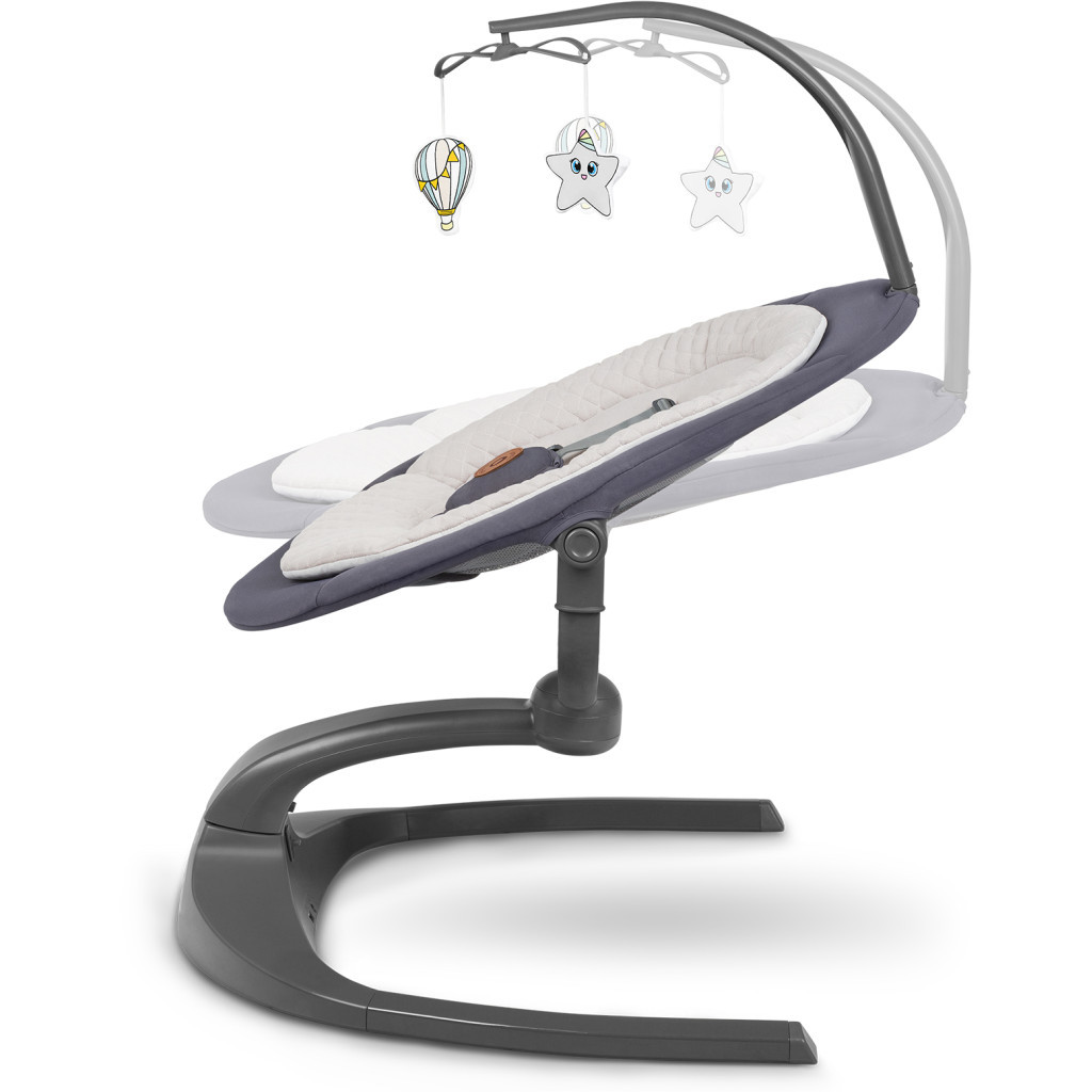 Крісло-гойдалка Lionelo Rina grey concrete (LO-RINA GREY CONCRETE) - зображення 6