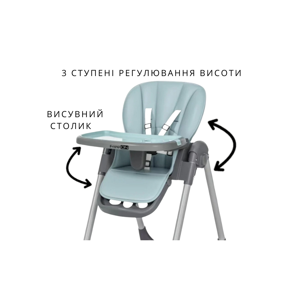 Стілець для годування FreeON Kai, бірюзовий (82689) - изображение 4