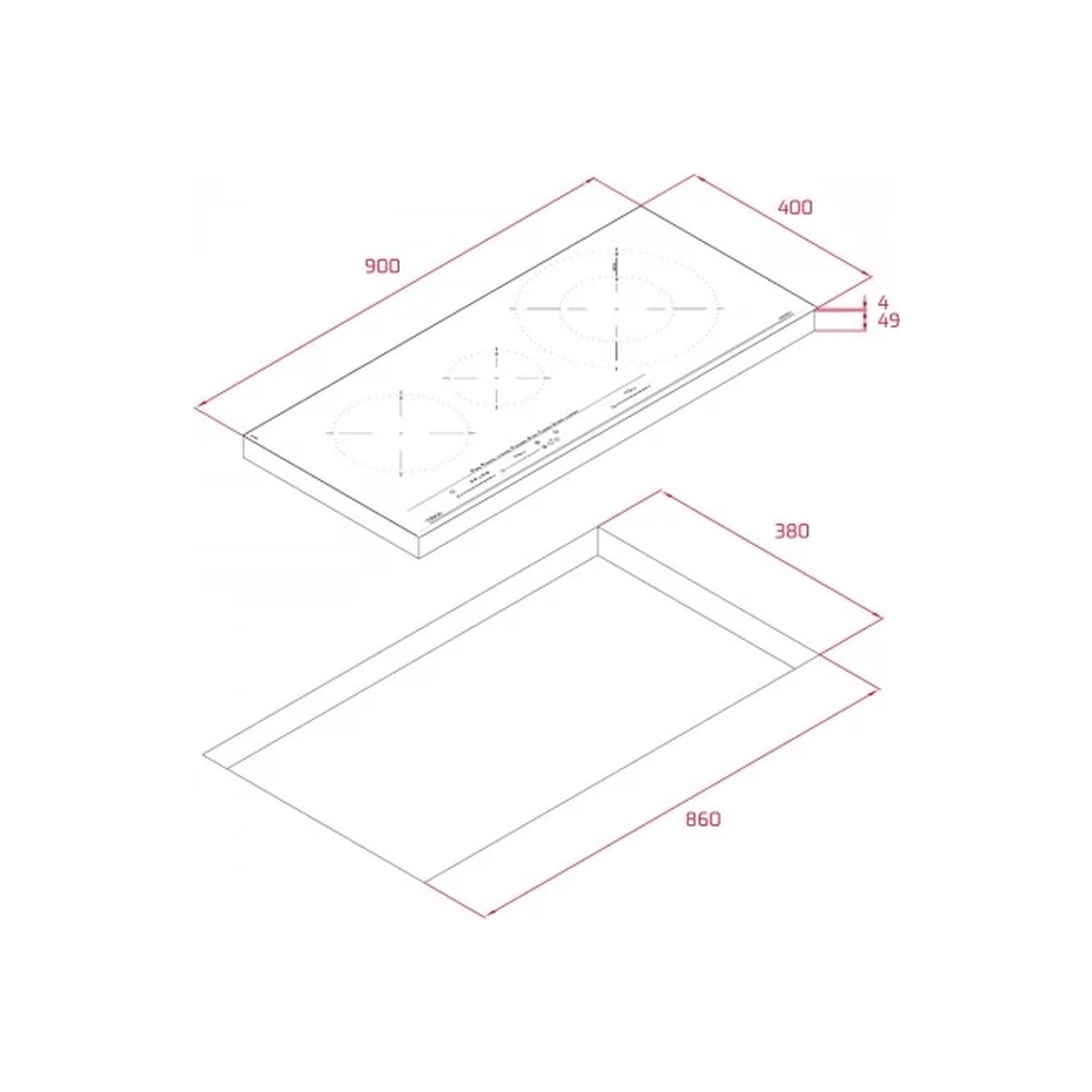 Варочна поверхня Teka IZC 93320 112510025 - зображення 5