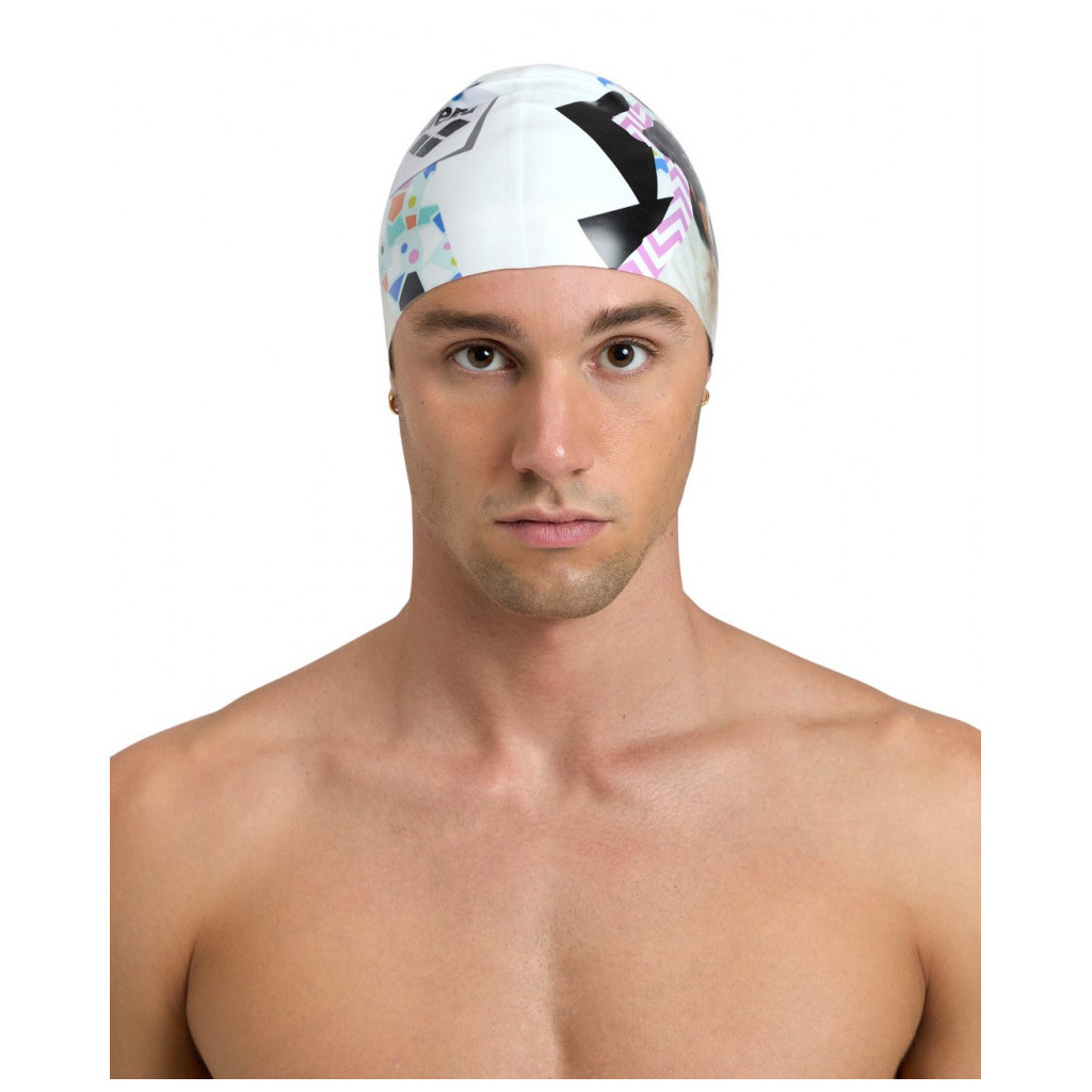 Шапка для плавання Arena HD Cap 005572-211 білий Уні OSFM (3468336843642) - зображення 2