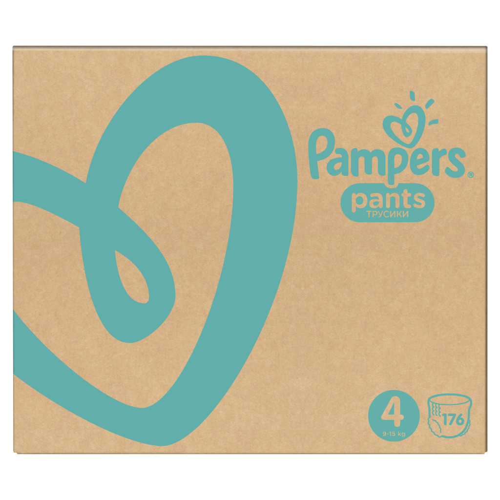 Підгузки Pampers трусики Pants Maxi Розмір 4 (9-15 кг), 176 шт (8001090807922) - зображення 3