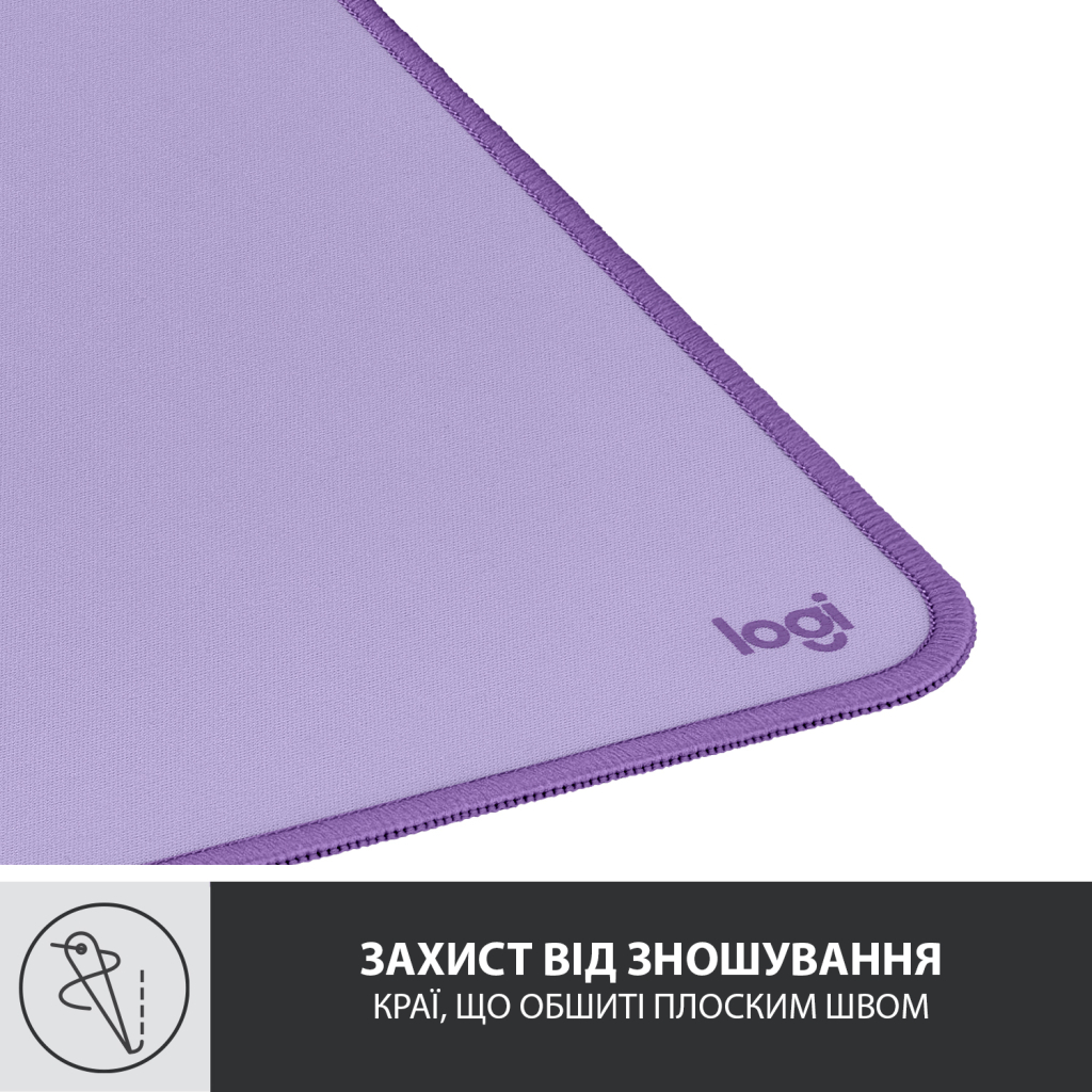 Килимок для мишки Logitech Desk Mat Studio Series Lavender (956-000054) - изображение 6