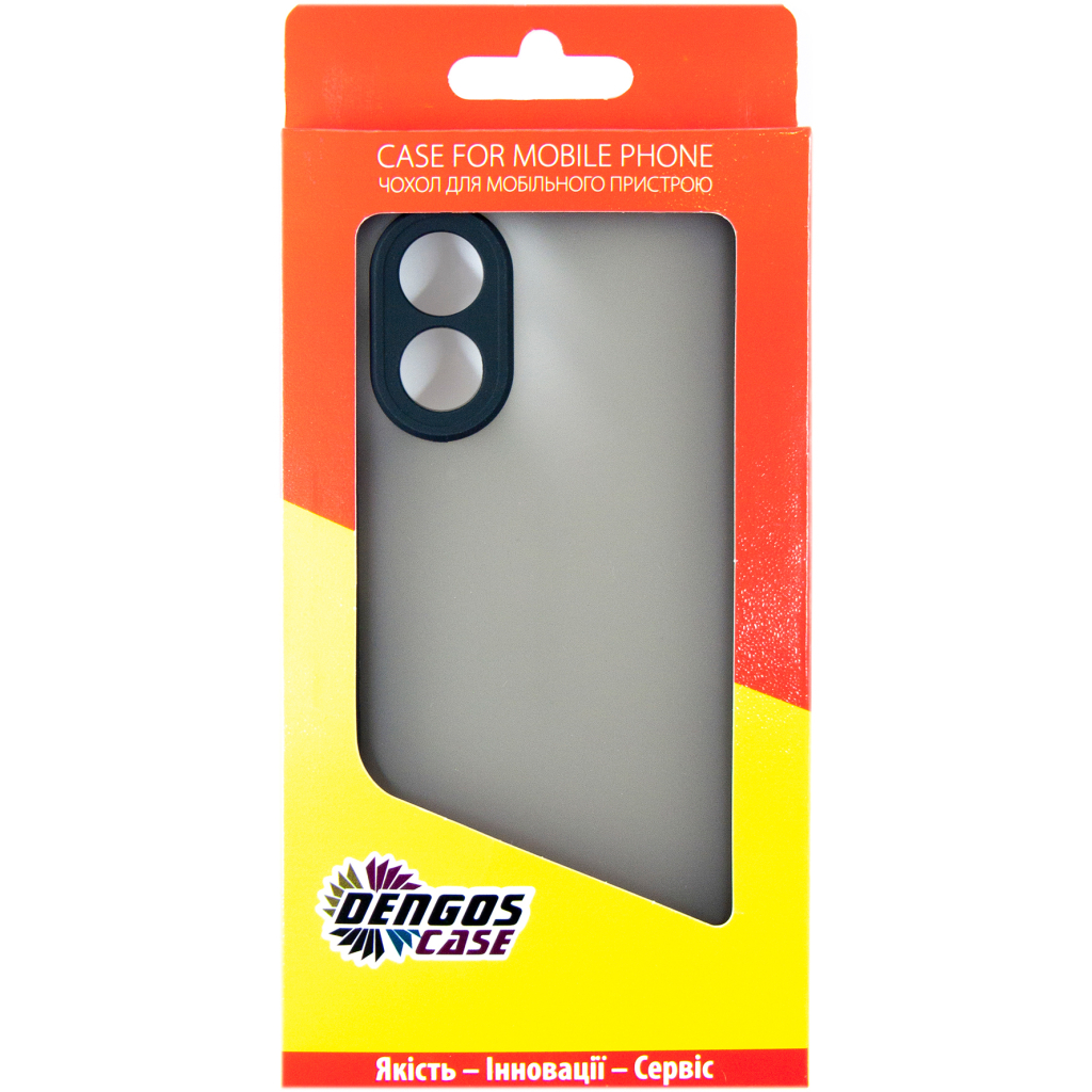 Чохол до мобільного телефона Dengos Matte OPPO A18 (black) (DG-TPU-MATT-135) - зображення 5