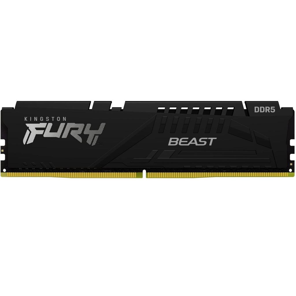 Модуль пам'яті для комп'ютера DDR5 32GB 5200 MHz Fury Beast Black Kingston Fury (ex.HyperX) (KF552C40BB-32) - зображення 1