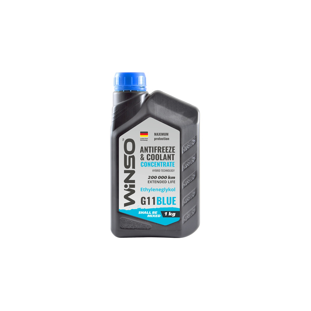 Антифриз WINSO COOLANT CONCENTRATE WINSO BLUE G11 концентрат 1kg (881040) - зображення 1