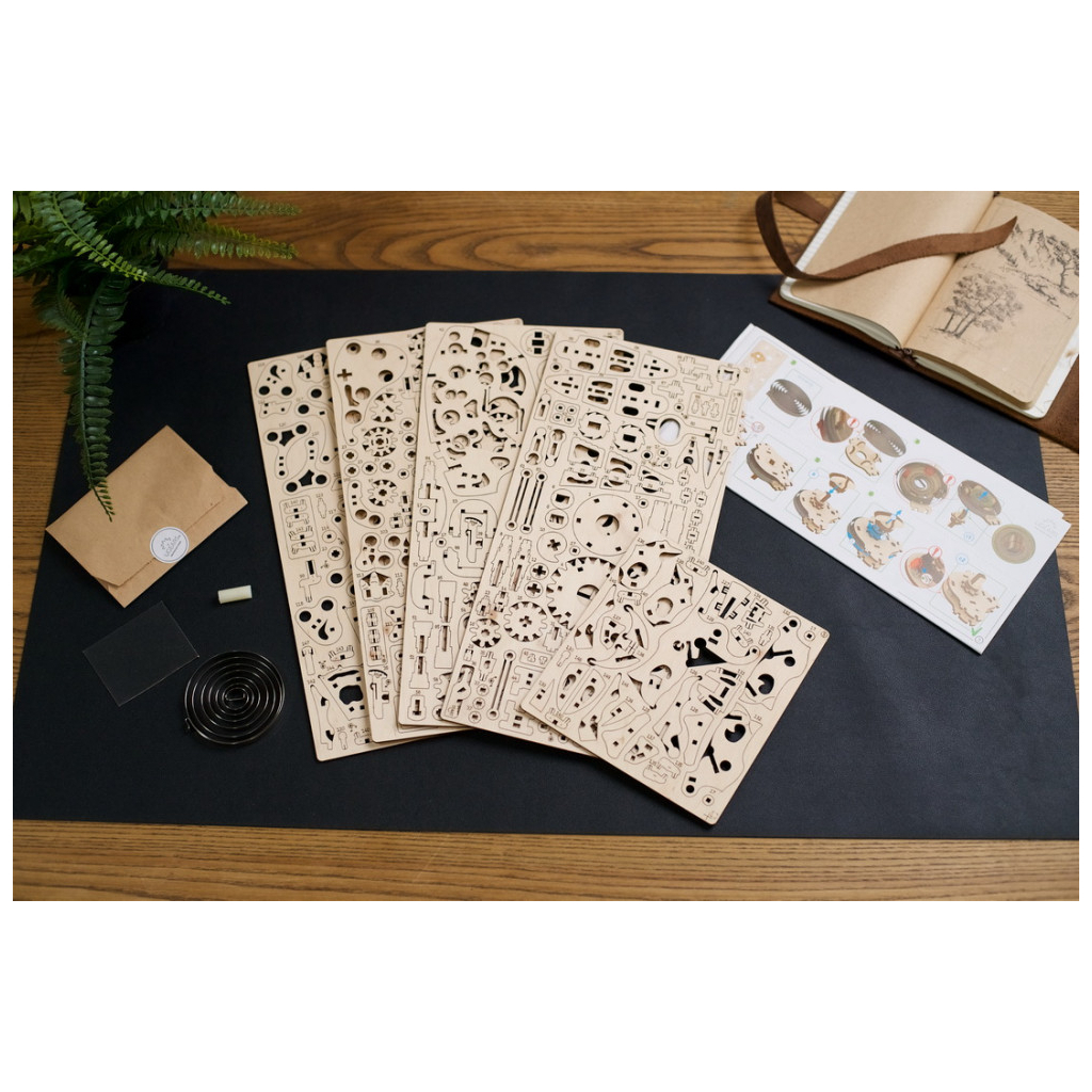 Конструктор Ugears Трицератопс (6337517) - изображение 10