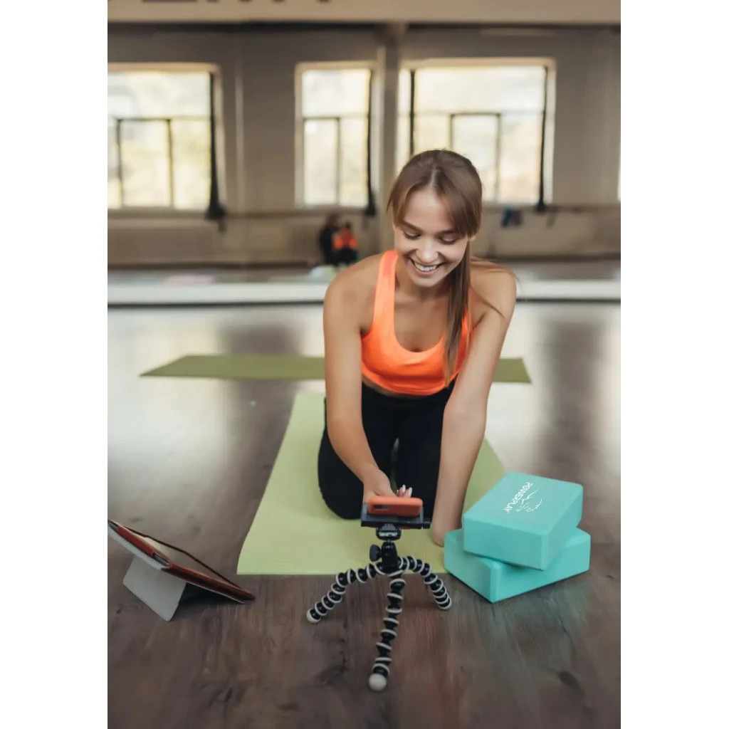 Блок для йоги PowerPlay Yoga Brick EVA 2 шт Мятні (PP_4006_Mint_2in) - зображення 6