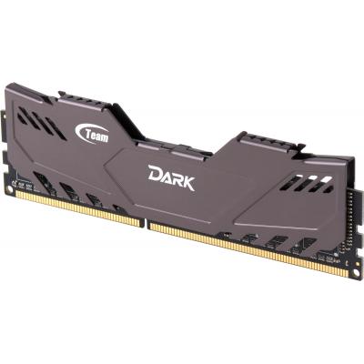 Модуль пам'яті для комп'ютера DDR3 4GB 1600 MHz Dark Series Gray Team (TDGED34G1600HC901) - зображення 3