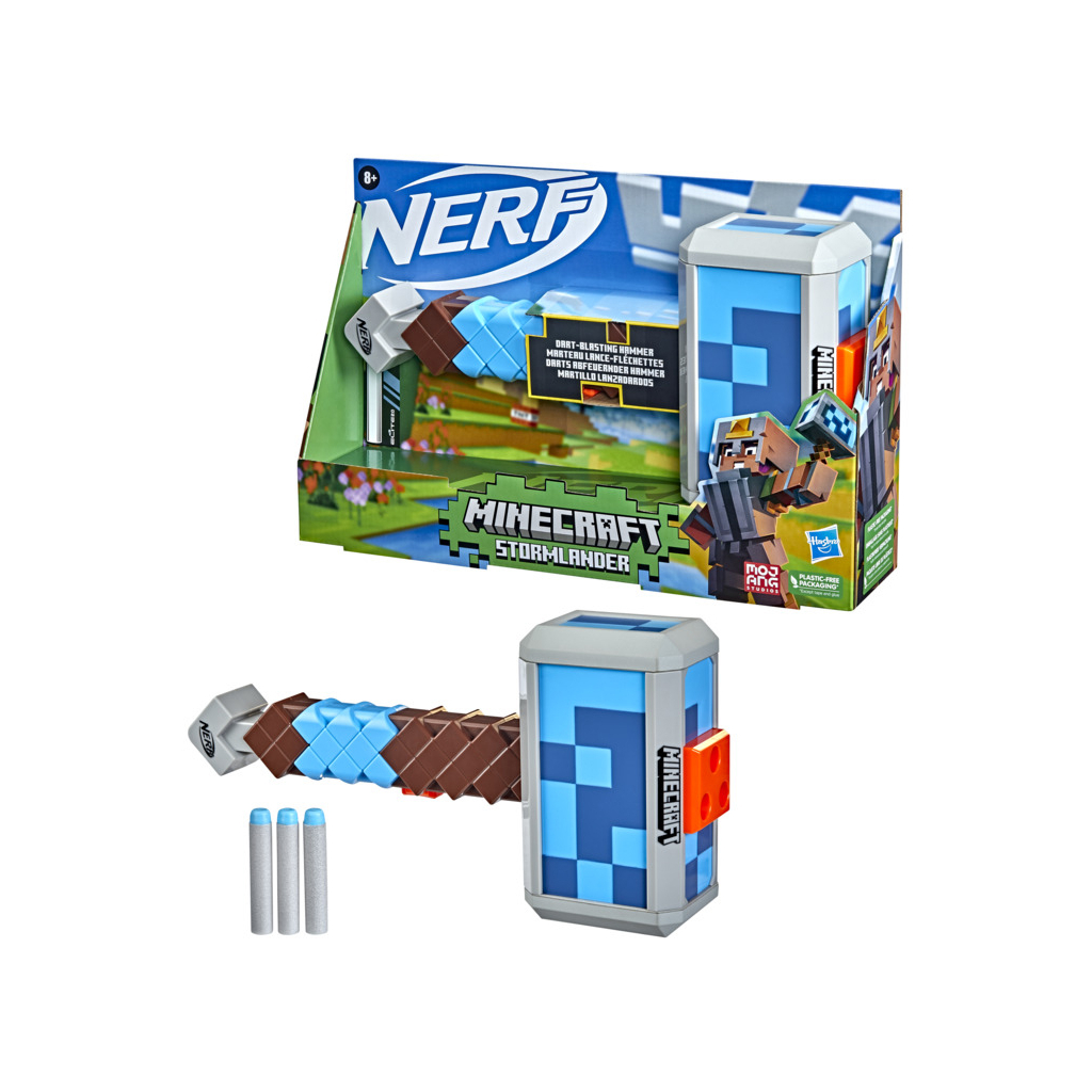Іграшкова зброя Hasbro Nerf Minecraft Молот Штормландер (F4416) - зображення 7