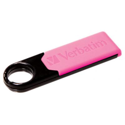 USB флеш накопичувач Verbatim 8GB Micro+ Hot Pink USB 2.0 (97757) - зображення 2