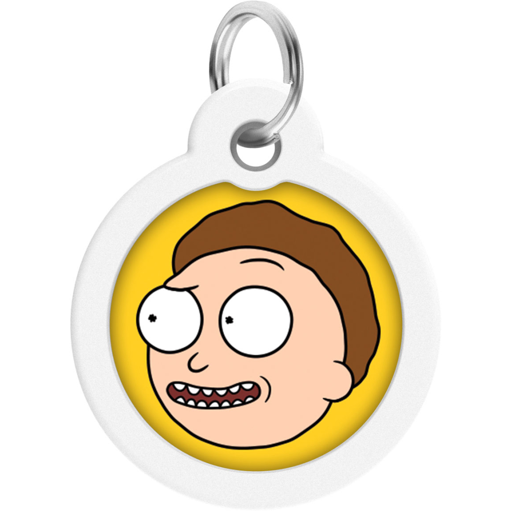 Адресник для тварин WAUDOG Smart ID з QR паспортом "Рік і Морті 2", коло 30 мм (230-0281) - зображення 2