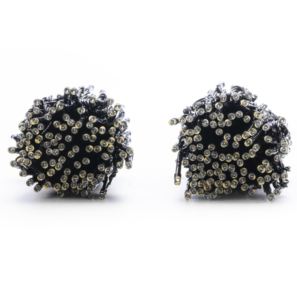 Гірлянда Twinkly Smart LED Strings AWW 400, BT+WiFi, Gen II, IP44, кабель чор (TWS400GOP-BEU) - зображення 3