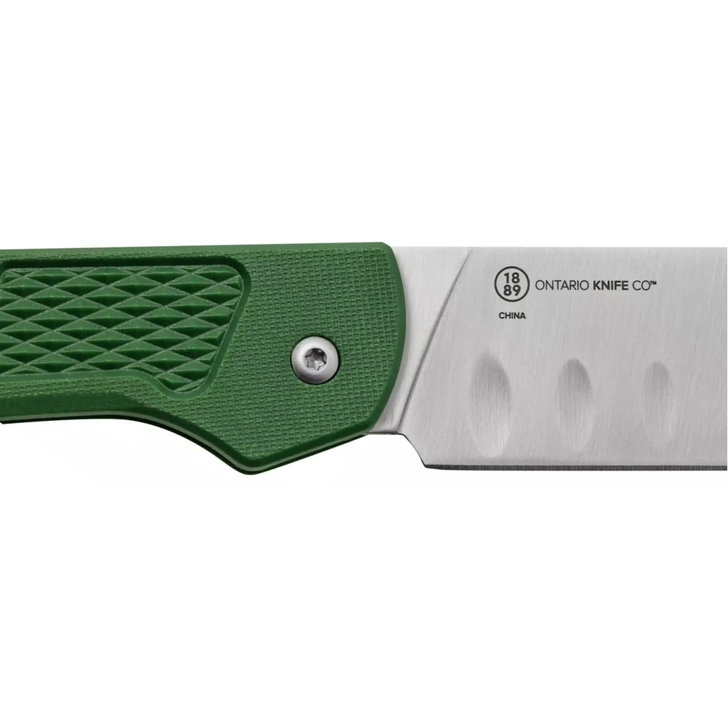 Ніж Ontario Knife Camp Plus Santoku Green (ON4305) - зображення 3